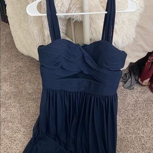 Birdy grey navy bridesmaid dress